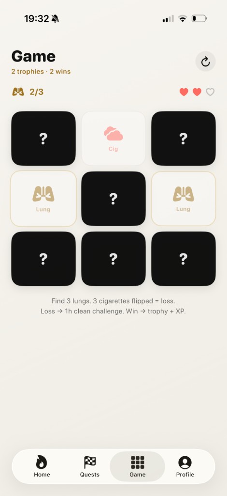 Find the 3 lungs mini-game